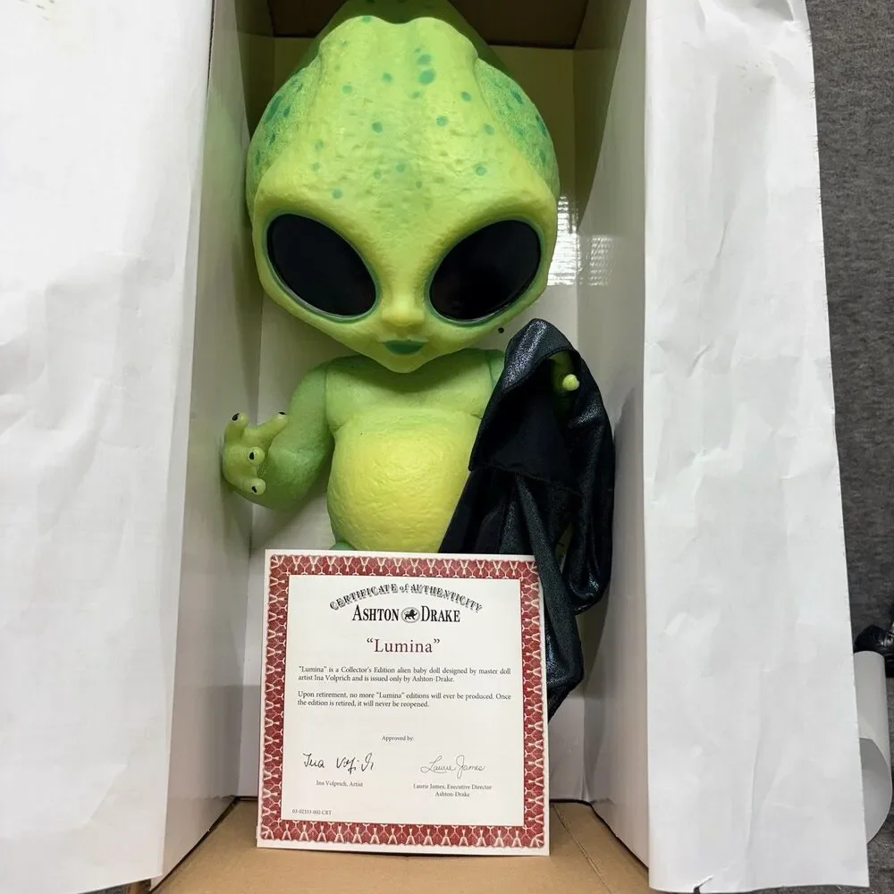Ashton Drake Lumina Alien Baby Doll 16-inch by Ina Volprich With COA And Box